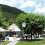 Camping Clausensee Restaurant vom Campingplatz mit Terrasse im Gruenen 150x150