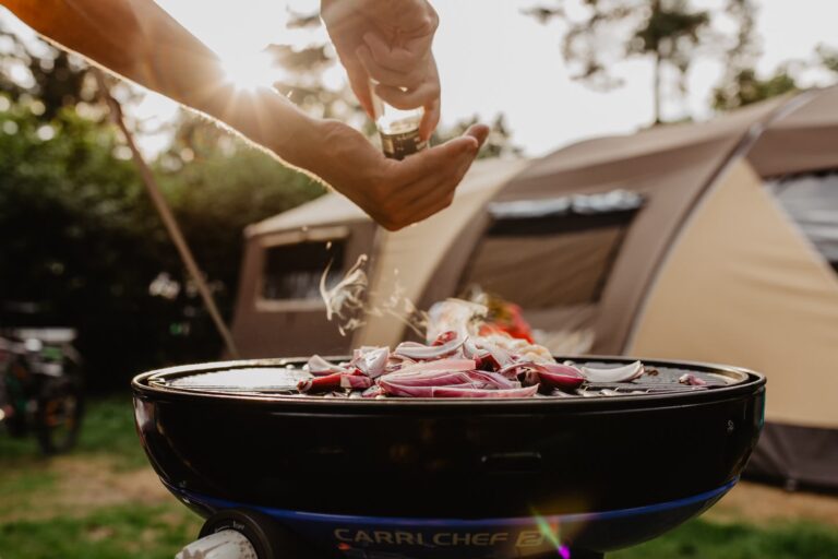 Camping De Kleine Wolf Camper grillen auf dem Campingplatz 932b8348 0008 4f2d a62e afcd0e1f192b 768x512