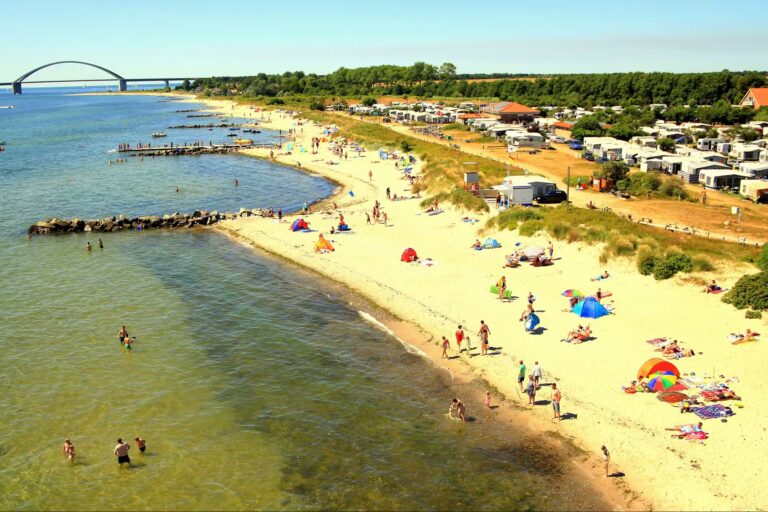 Camping Miramar Luftaufnahme des Badestrandes am Campingplatz 92c5812e fec8 4211 9b00 45562ee8a0f1 768x512