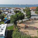 Camping Miramar Wohnwagen und Zeltstellplatz vom Campingplatz mit blick auf das Meer 150x150