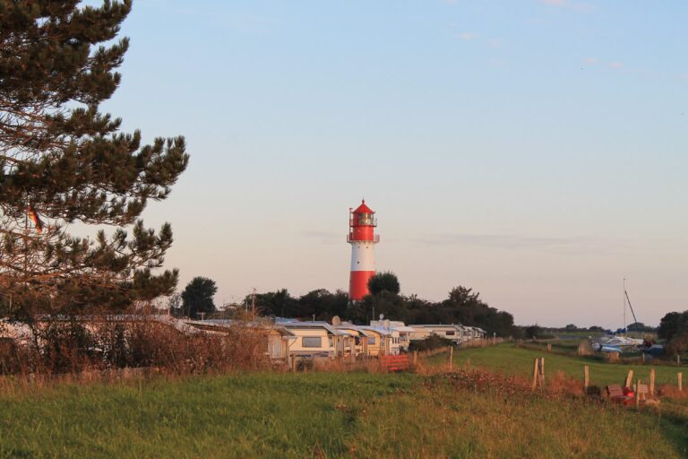 Campingplatz Ostseesonne Standplaetze auf dem Campingplatz mit Leuchtturm im Hintergrund 16a1dd2f e6b9 4aec 9d15 63d28d8c935d 768x512