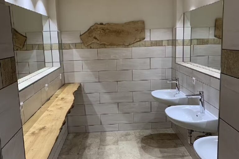 Ferienparadies Schwarzwaelder Hof Sanitaerbereich mit Waschbecken Spiegel und Steckdosen 317475aa 98a4 45a6 b1d5 2238537c5e3b 768x512