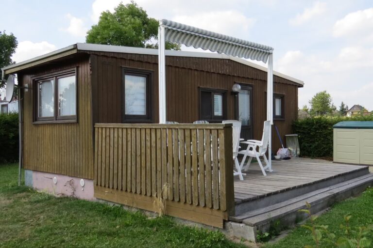 Komfort Campingplatz Panoramablick Mobilheim des Campingplatzes 768x512