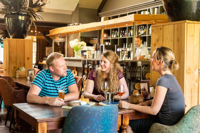 Vrijetijdspark Beerze Bulten Innenansicht der Bar auf dem Campingplatz 768x512