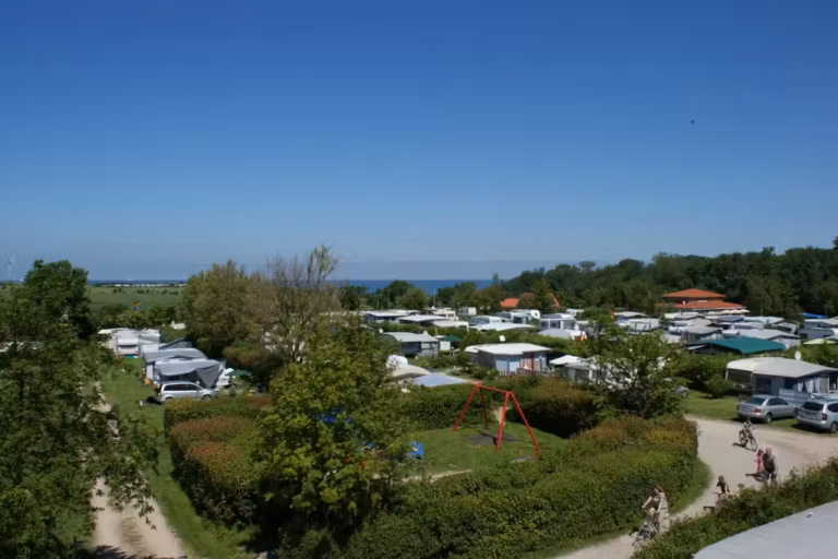 Camping Ostsee Luftaufnahme vom Campingplatz an der Ostsee 768x512